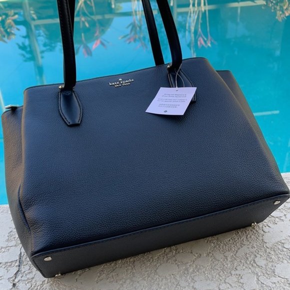 Kate Spade Monet Large Compartment Tote Black NWT - Picture 7 of 16